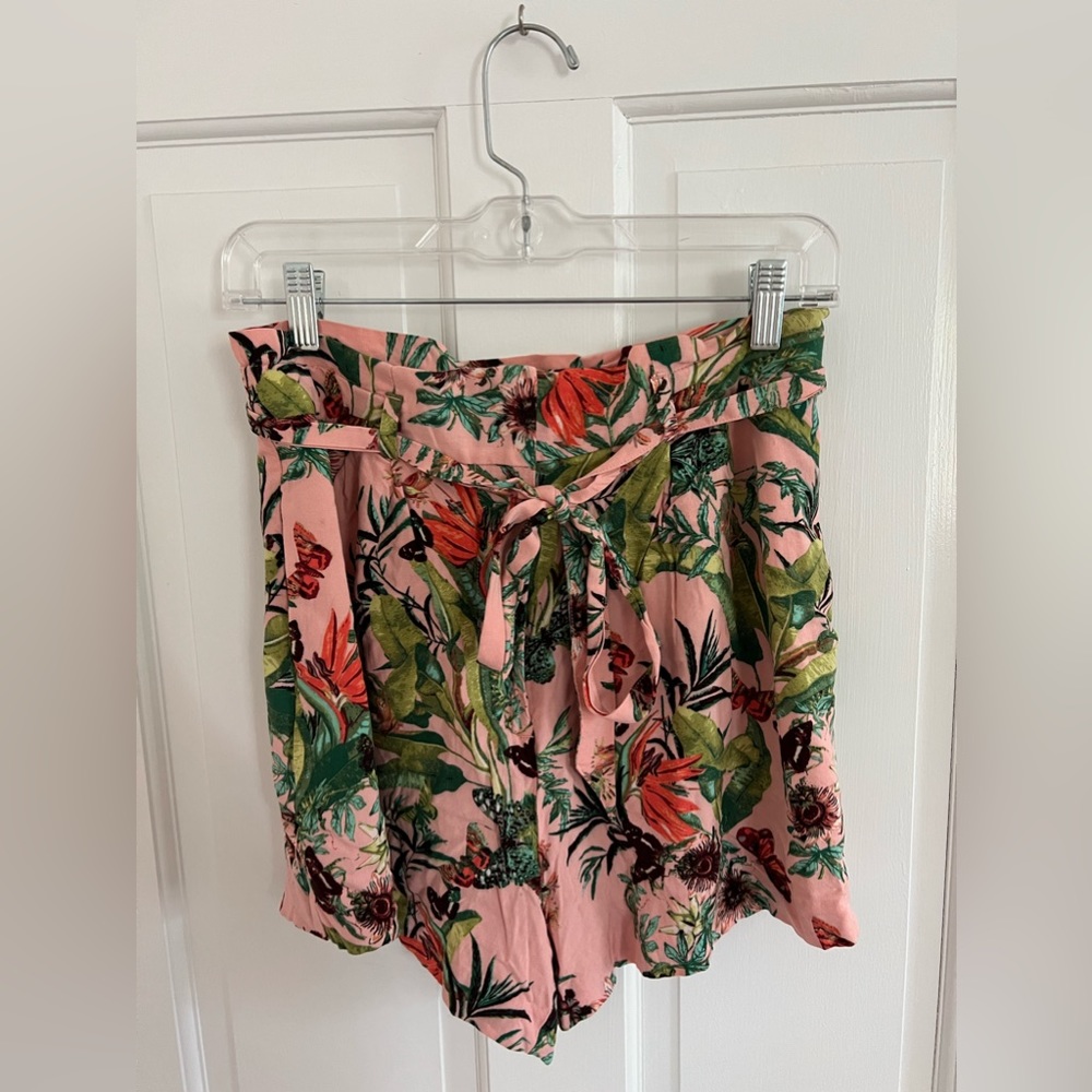 Pink Tropical Shorts
